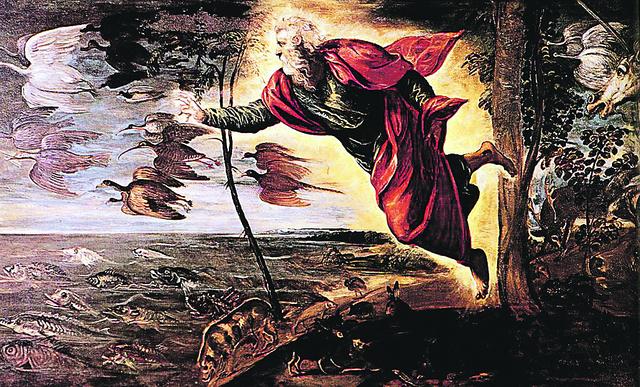 Die Erschaffung der Tiere Jacopo Tintoretto.
