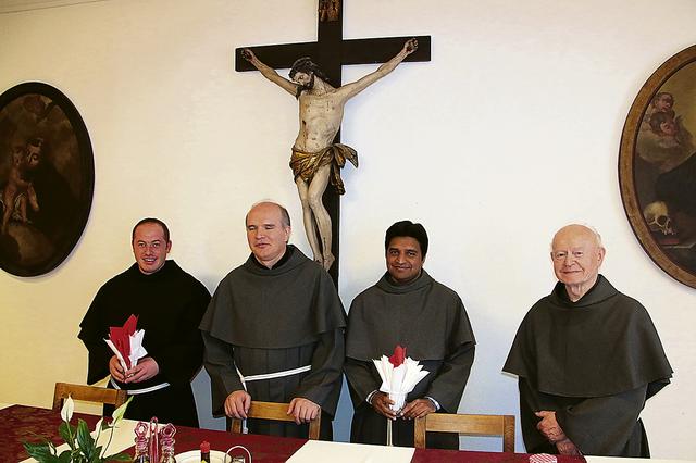 Vier Brüder aus drei Nationen gehören dem Grazer Konvent der Minoriten an.