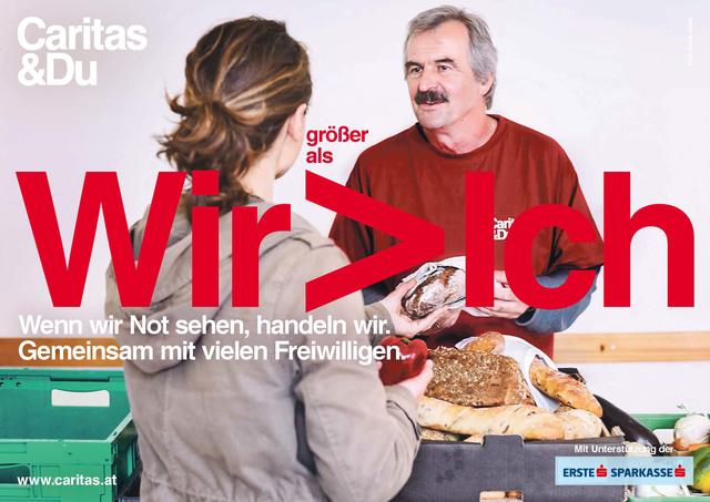 Stefan Pollin war auch auf vielen Caritas-Werbeplakaten zu sehen | Foto: Caritas Wien