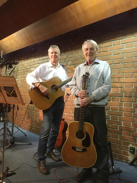 Christian Romanek und Manfred Porsch nach dem Konzert | Foto: W. Linhart