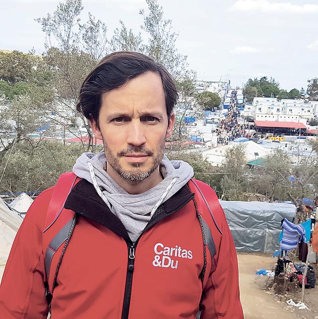 Klaus Schwertner von der Caritas Wien ist derzeit auf Lesbos, um sich ein Bild der humanitären Lage zu machen.