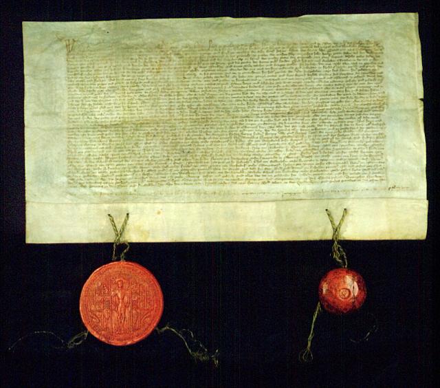 Annemarie Fenzl zur Grundsteinlegungsurkunde zum hoch- und spätgotischen Erweiterungsbau 1359: "Nach den Plänen des Herzogs Rudolf IV. sollte die Allerheiligenkirche nicht nur Bischofssitz, sondern darüber hinaus als Pfalzkirche auch Heiligtum seines Hauses und historische Weihestätte der großen Vergangenheit des Landes werden."  | Foto: Diözesanarchiv Wien