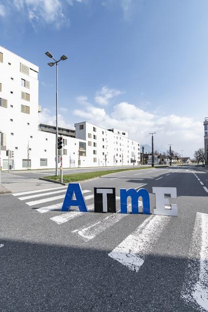 Das Kunstwerk „Atme“ stammt von der Künstlerin Karen Gleissner  | Foto: Gerhard Berger