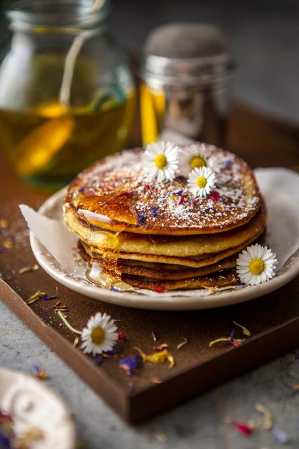 Bananen-Pfannkuchen.