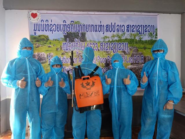 Schutzausrüstung ist in Laos Mangelware. | Foto: Foto: Foundation for helping the poorest 