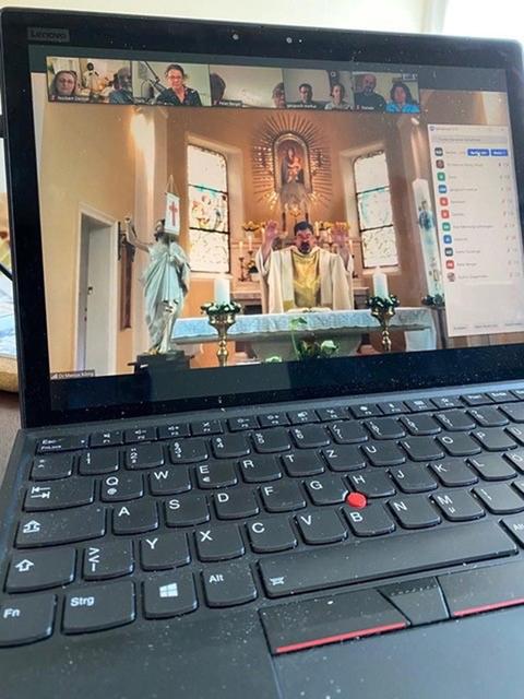 Virtueller Gottesdienst mit Pfarrer Marcus König in Purkersdorf.  | Foto: Pfarre Purkersdorf