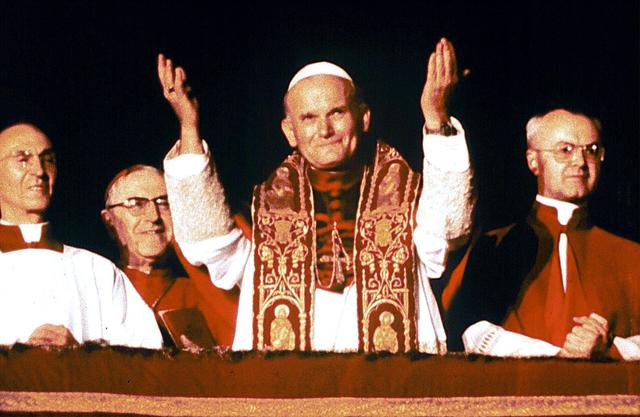 Nach der Wahl zum Papst am 16. Oktober 1978. | Foto: Vatican Pool/EPA/picturedesk.com