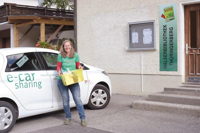 In Thüringerberg gab es den Zustelldienst „Bücherblitz“. | Foto: Walserbibliothek Thüringerberg 