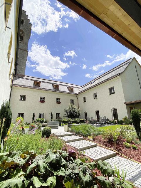 Auch der Klostergarten lädt zur Besinnung ein.  | Foto: Kaltenhauser