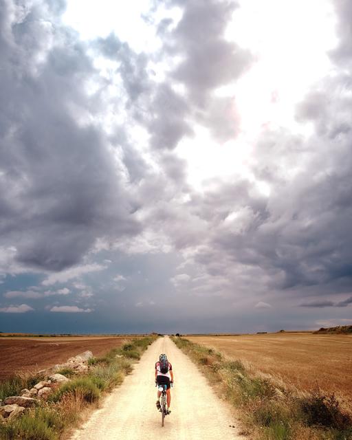 Unterwegs auf dem Jakobspilgerweg in Spanien - Im Jahr 2018 brauch Klaus Heidegger mit dem Fahrrad von Absam nach Santiago de Compostela auf. | Foto: Heidegger