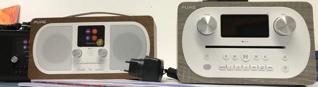 Eine kleine Auswahl an vielfach recht stylischen Geräten für den digitalen Radioempfang