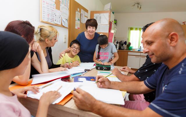 Integrationsarbeit - Deutschkurs im der Pfarre Lieboch
