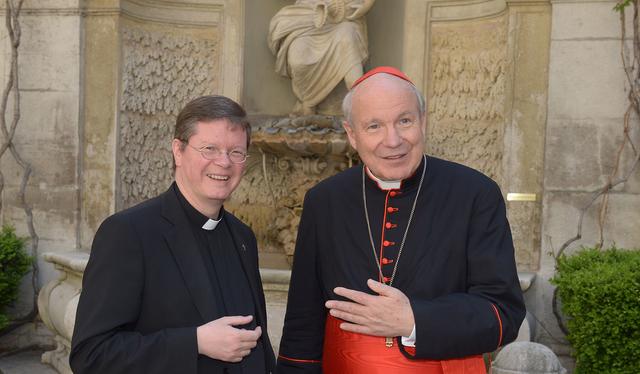 2016, Richard Tatzreiter beim Empfang bei Kardinal Christoph Schönborn,