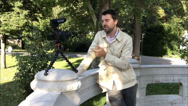 „In den Videos spreche ich über das, was mir wichtig ist, über mein eigenes Erleben", sagt Friedrich Oettingen. | Foto: Friedrich Oettingen