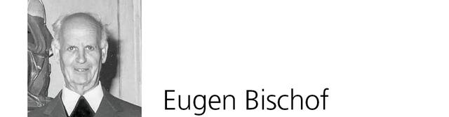 Eugen Bischof (1906 – 1990) zählte zu den prägendsten kirchlichen Journalisten – zunächst als Schriftleiter des „Volksboten“. 1945 wurde ihm die Verantwortung für das „Kirchenblatt“ im Tiroler Erscheinungsgebiet über-tragen. Eine Aufgabe, die er 35 Jahre lang wahrnahm. Er beherrschte sieben Sprachen, war Pfarrer von Innsbruck-St. Nikolaus und pflegte eine innige Verbindung zur Weltkirche. So
sorgte er für die Finanzierung von 28 Fahrzeugen in Missionsgebieten.