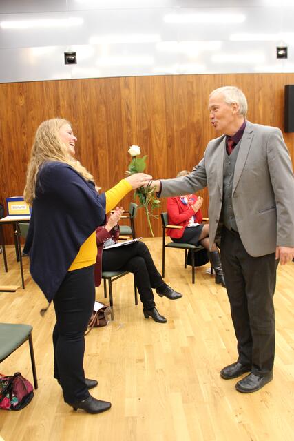 Eine Rose für Johanna Hochauer | Foto: Planitzer