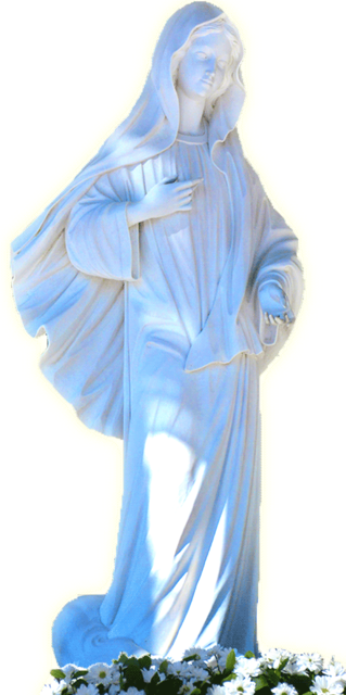 Statue der Gospa. (So wird die Muttergottes in Medjugorje genannt)  | Foto: Rosemarie Guttmann