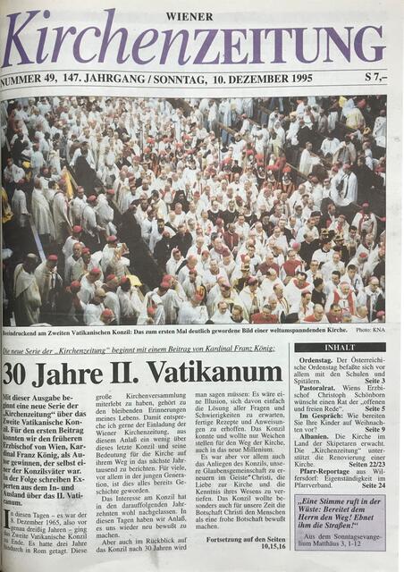 Foto: Faksimile der Zeitungsseite