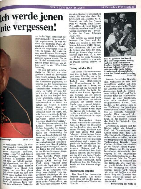 Foto: Faksimile der Zeitungsseite
