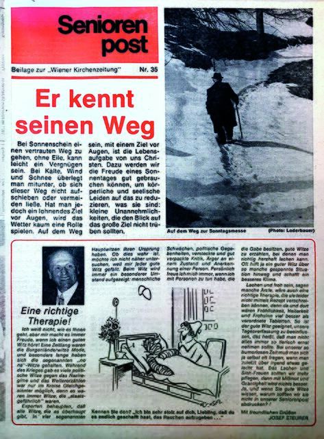 Cover der Seniorenpost Nr. 35 (Februar 1981) | Foto: Zeitungsarchiv