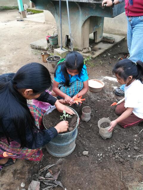 Die Maya-Frauen ziehen alte Gemüse- sowie Getreidesorten und gewinnen daraus für die nächste Saison ihr eigenes Saatgut.  | Foto:  Foto: RB/Cajas                              