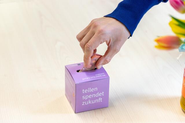 Die Spenden sind bereits unterwegs zur Aktion "teilen spendet zukunft". | Foto: Erzdiözese Wien/Stephan Schönlaub