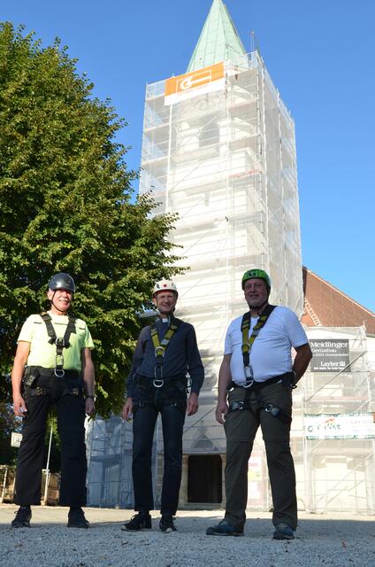Leopold Kitzler, Weihbischof Stephan Turnovszky und Pfarrer Helmut Scheer | Foto: Markus Göstl