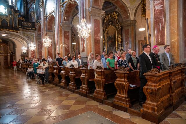 Gottesdienst im Dom zu St. Pölten | Foto: Karl Lahmer