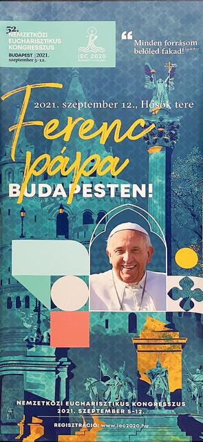 Eucharistischer Weltkongress-Transparent