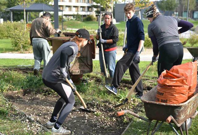 In Baden legten Jugendliche einen „Therapiegarten“ an | Foto: 72 Stunden ohne Kompromiss/ Daniel Furxer