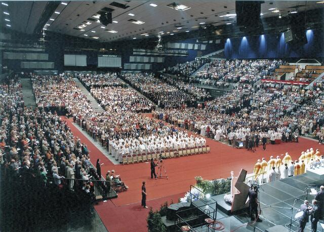 Gut besucht waren die Maria Namen-Feiern in der Wiener Stadthalle. | Foto: RSK-Archiv