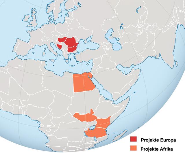 Die steirische Caritas unterstützt in Osteuropa Kinder 
in Bosnien-Herzegowina, Ungarn, Rumänien und Bulgarien. 