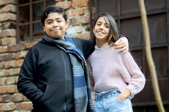 Mittlerweile sind Amira und Said in ihrer neuen Heimat angekommen. | Foto: Caritas Sofia