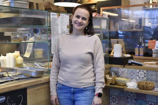Layla Mey Jaberova führt das beliebte libanesische Restaurant „Beiruti“ in Salzburg. | Foto: RB/Caritas