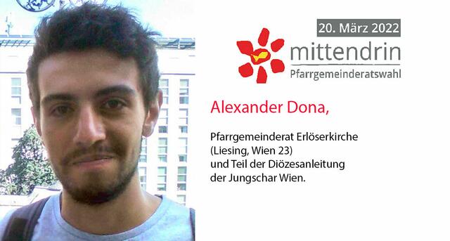 Alexander Dona, Pfarrgemeinderat Erlöserkirche (Liesing, Wien 23) und Teil der Diözesanleitung der Jungschar Wien. | Foto: privat