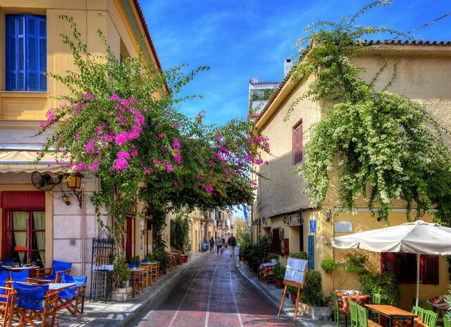 Kultur und Urlaubsflair. Gassen in Athen. | Foto: ZVG