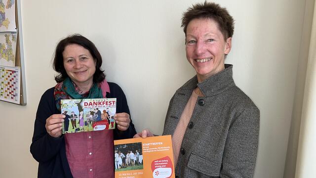 Schritt 4: Auf zur neuen Funktionsperiode – und damit zu den Starttreffen und dem Dank-Fest. Anita Hofmann (l.) und Klaudia Achleitner freuen sich auf rege Teilnahme. | Foto: RB/mih