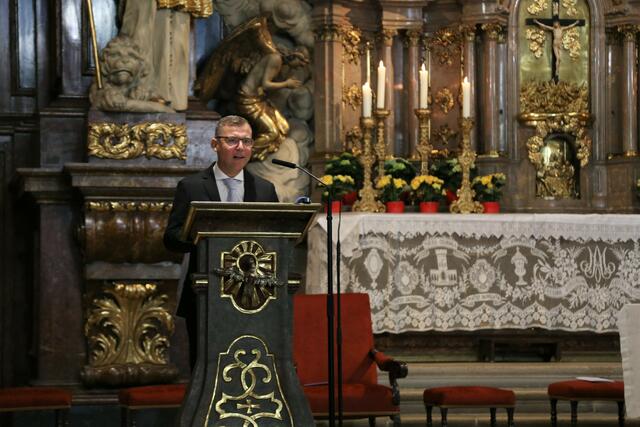Chefredakteur Paul Wuthe beim Dankgottesdienst. | Foto: kathpress