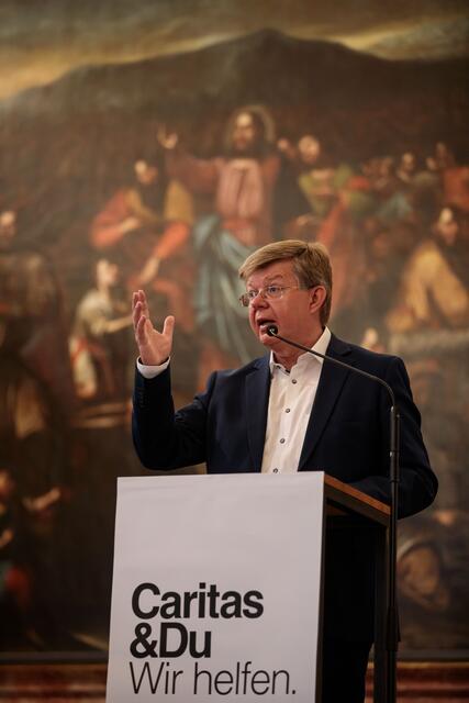 Nach jesuanischem Vorbild lebt die Caritas den Auftrag zur Nächstenliebe. Direktor Herbert Beiglböck blickte zurück auf 2021. | Foto: Neuhold