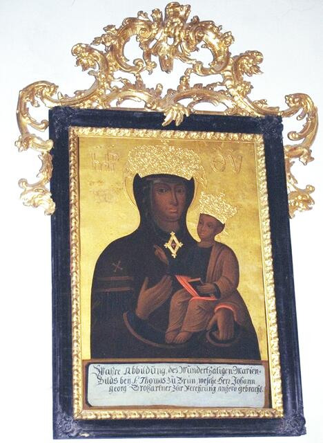 „Brünner Madonna“, Gnadenbild in der Pfarrkirche St. Martin in Mistelbach. | Foto: Pfarre St. Martin in Mistelbach