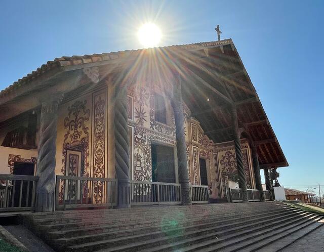 Restaurierte Missionskirche San Miguel. | Foto: RB/ibu