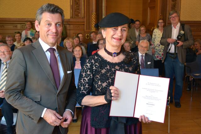 2018 erhielt sie für ihre Verdienste als Auszeichnung der Republik den Professorentitel. | Foto: Henning Klingen / Kathpress