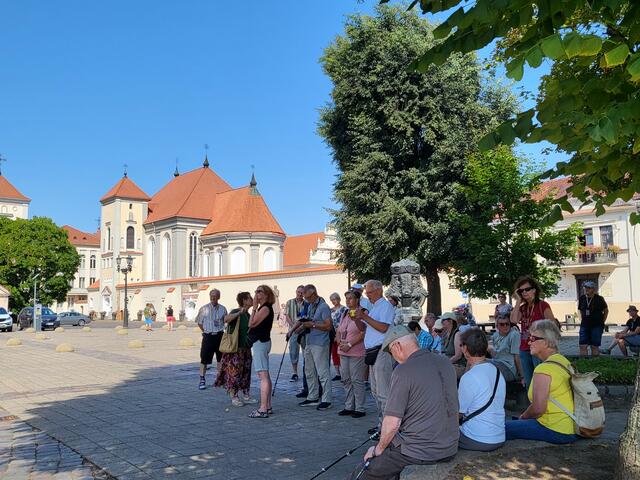 In Kaunas erfahren wir bei einem Stadtumgang Interessantes über aktuelle Events der diesjährigen Europäischen Kulturhauptstadt.