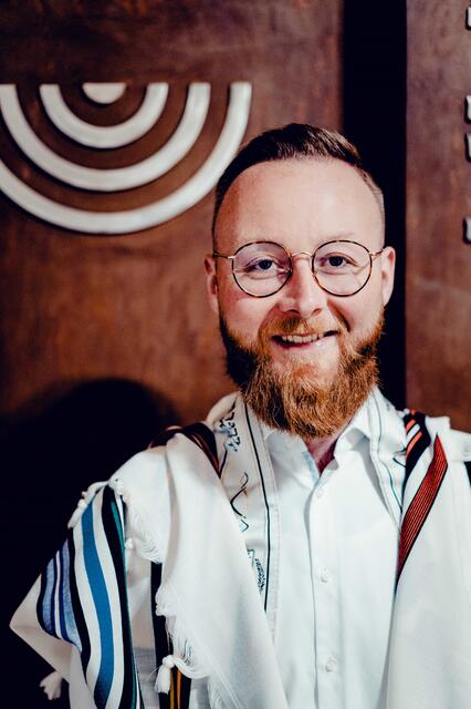 Mag. Lior Bar-Ami ist Gemeinderabbiner von Or Chadasch in Wien. | Foto: Andrej Grilc 