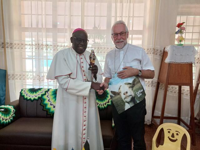 Hemmastatue für Erzbischof John B. Odama | Foto: Foto: Caritas