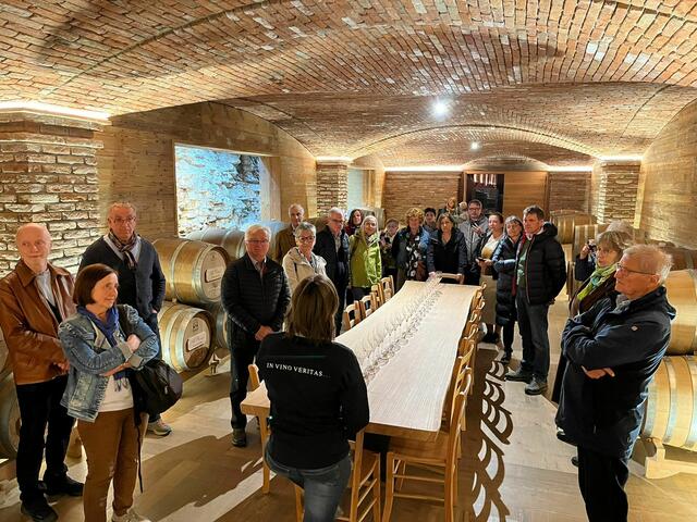 Ein Besuch in einem Weingut... | Foto: Finster