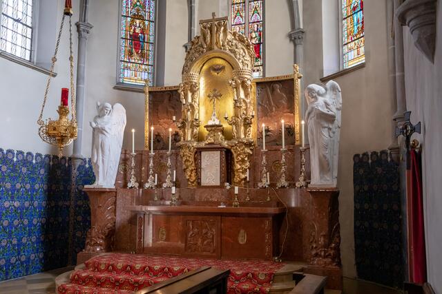Hochaltar der Pfarrkirche St. Peter/Au, Karl Holey, Heinrich Zita, St. Peter/Au, 1912 | Foto: Museum am Dom