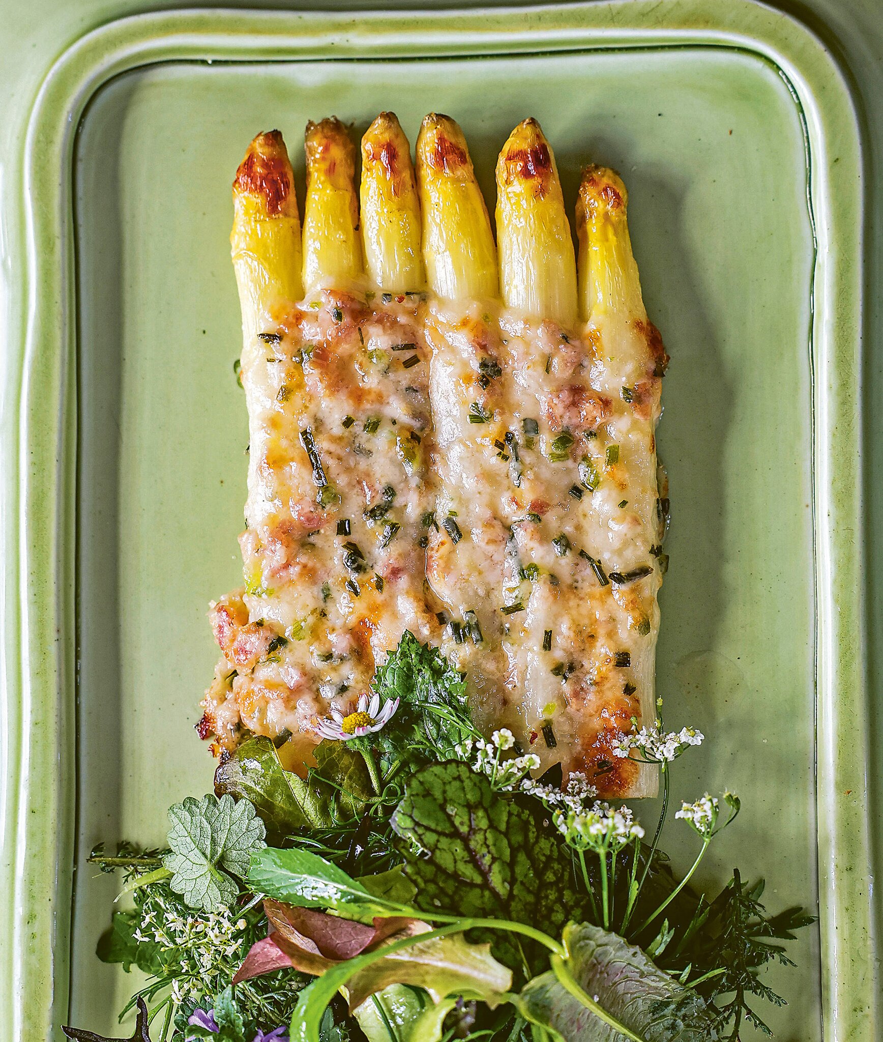Rezept der Woche: Spargel unter der Parmesankruste - Niederösterreich ...
