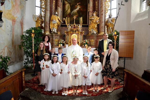 Erstkommunionsfest in der Pfarre Rastenfeld. | Foto: zVg