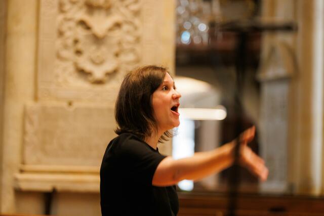 Unter der Leitung von Domkapellmeisterin Melissa Dermastia. | Foto: Neuhold